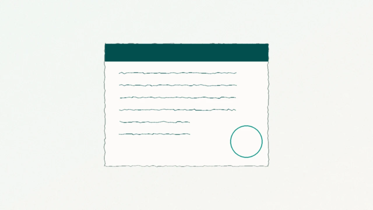 Illustration simple : document de facturation