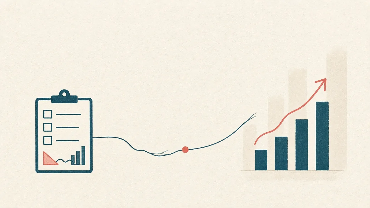 Illustration : rapport terrain relié au suivi financier